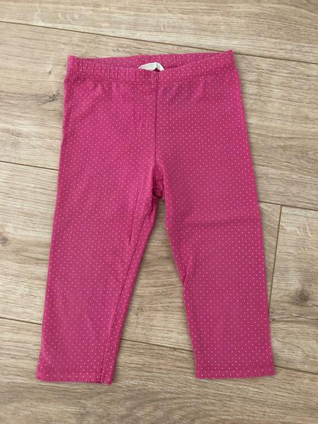 Ruzove 3/4 leginy, h&m,104