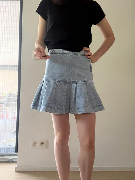 Rifľová sukňa, h&m,170