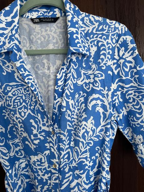 Ľanové šaty zara, zara,m