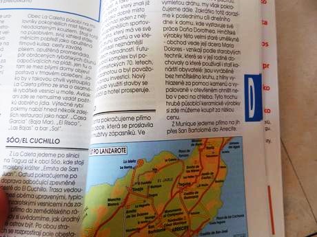 Bedeker s mapou kanárske ostrovy,