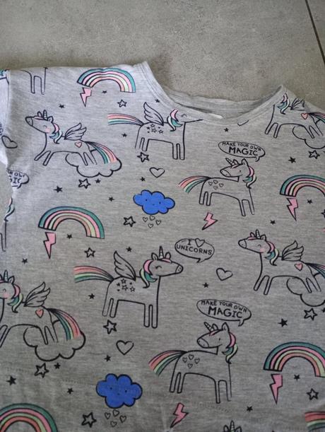 Dievčenské tričko s jednorožcami 116, pepco,116