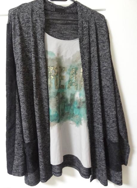 Blúzka kardigan 2 v 1, 50