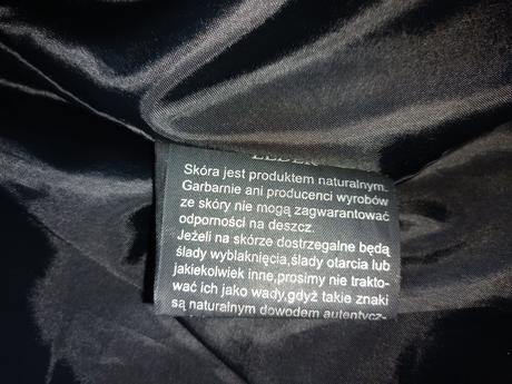 Kožená bunda, veľkosť l, l