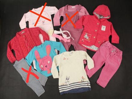 6-9 mes. jarný balík dievčenského oblečenia next, 68–80