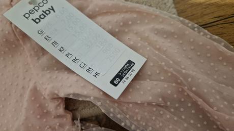 Šifonové šatičky 9-12m, pepco,80