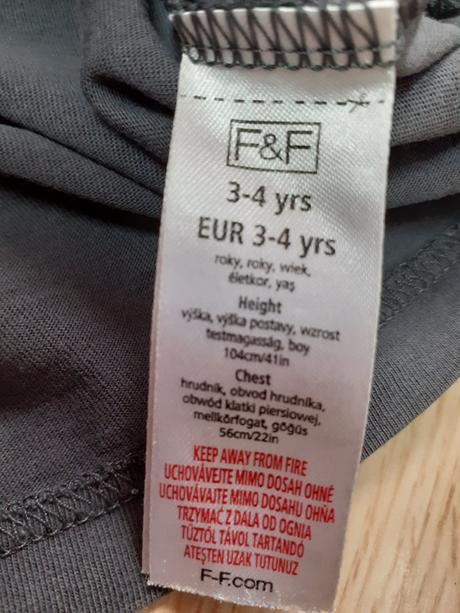 Tricko s dlhym rukavom, f&f,104