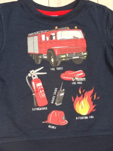 Požiarnicke tričko mikina, dopodopo,104