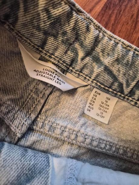 H&m nové rifle 158, h&m,158