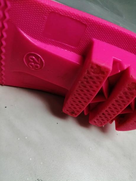 Gumaky pre dievčatka strieborne vel. 32, 32