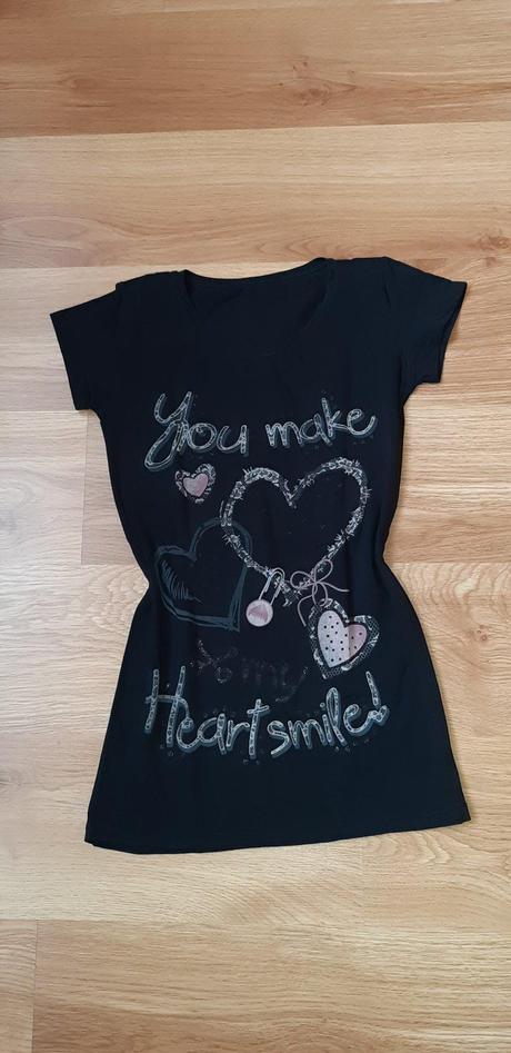 Elastické dlhšie tričko, s