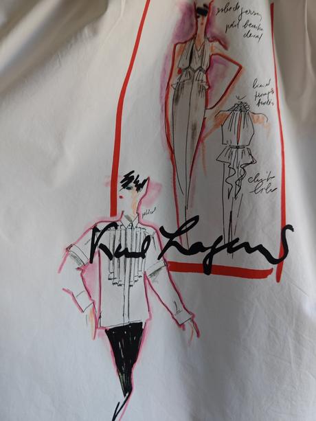 Karl lagerfeld limitka úžasná dlhá košeľa, m