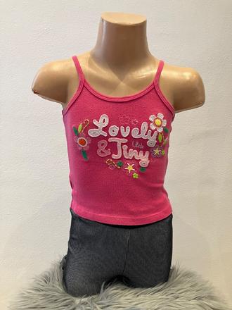 Dievčenské tričko s kvetmi a nápisom (18 mes.), benetton,80