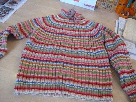 Dievčenský pásikovaný svetrík, 152/158, gap,152