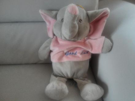 Plyšový sloník 37 cm, 