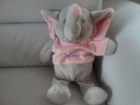 Plyšový sloník 37 cm, 