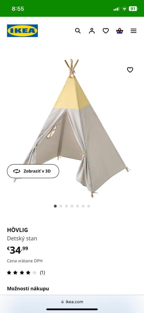 Detský stan iglu ikea, 