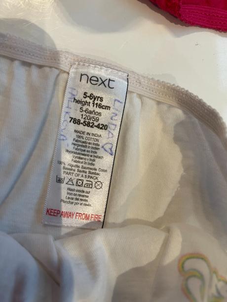 Nohavičky trolls 5ks zn.next (veľ.116), next,116