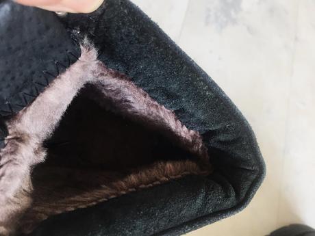 Kožené teplé kanady s kožušinou, 42