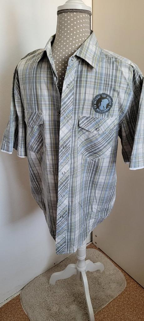 Znač. košeľa kockovaná, cherokee,s