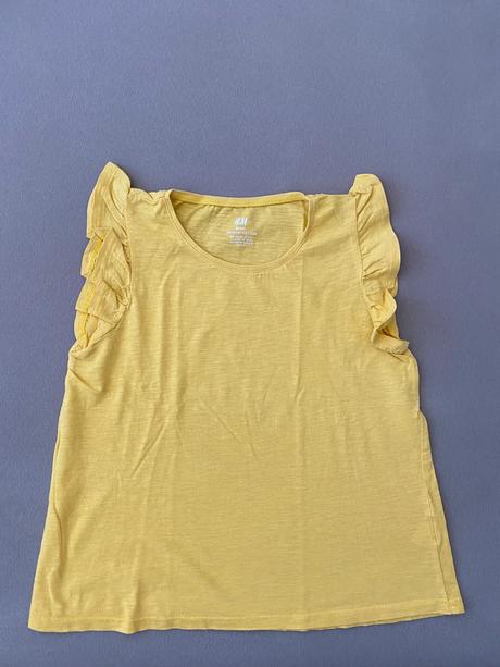Dievčenské tričká h&m 4 ks, h&m,134