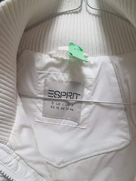 Biela zimná vetrovka esprit, esprit,42