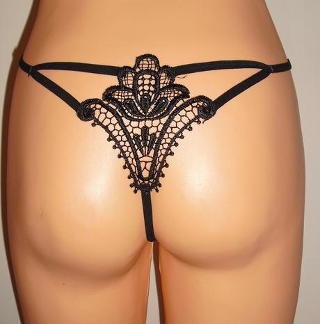 Obsessive sexy tanga cierne, obsessive,l
