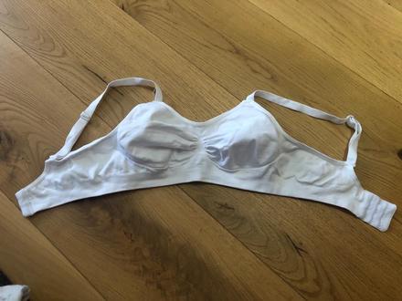 Podprsenka na dojcenie biela m, 75,d