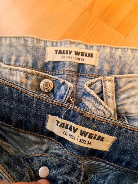 Riflové kraťasy tally weijl, tally weijl,34