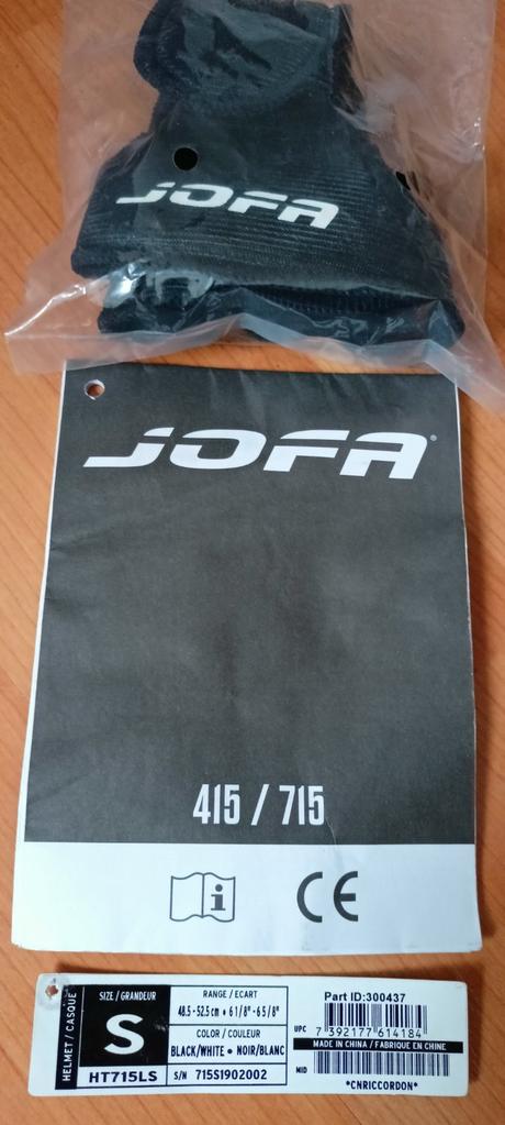 Hokejová prilba 48.5/52.5 cm jofa 715 ls, xs