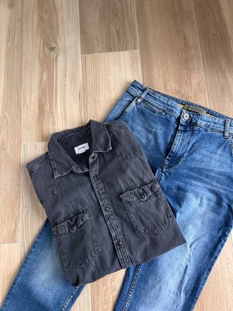 Košeľa pull&bear, pull&bear,m