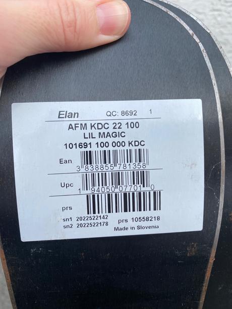 Detské lyže, elan,100-109 cm