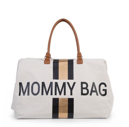 Prebaľovacia taška mommy bag big off white/black g, childhome