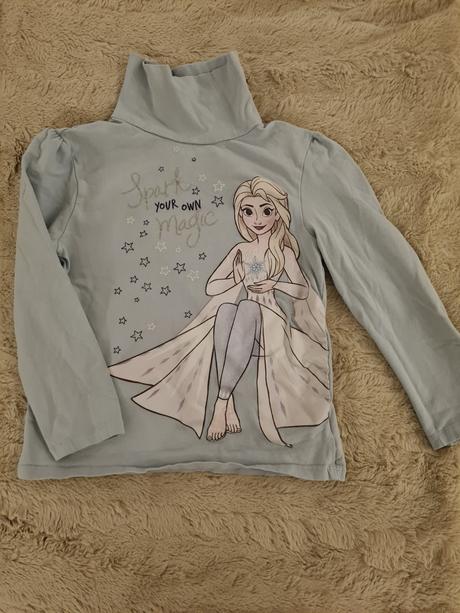 Dievčenský rolák frozen, c&a,122