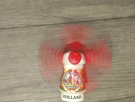 Holandský veterný mlyn do záhrady, do kvetináča, 