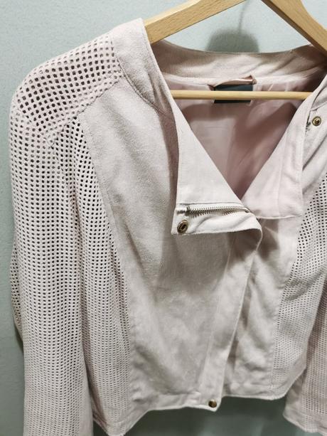 Prechodná bunda, imitácia kože, c&a,40