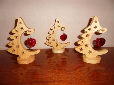 Nádherná vianočná drevená dekorácia, 