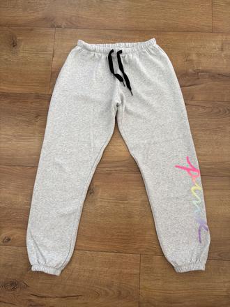 Sivé tepláky pink, victoria's secret,xs