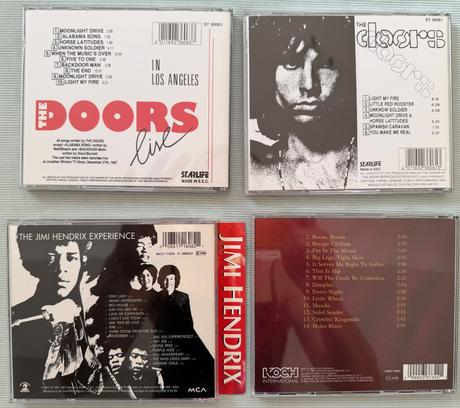 Cdčka the doors, jimi hendrix a john lee hooker, 