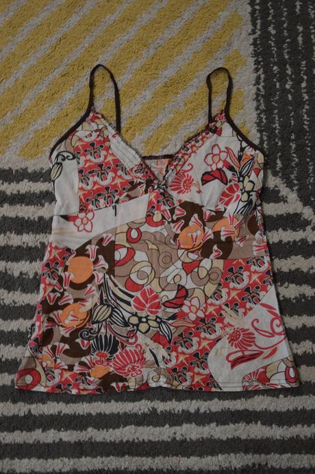 Vzorované tielko, s