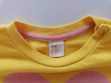 Mikina "i love my mummy sooo much", h&m,98