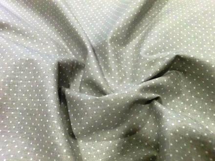 Bavlna bodky sivé , 