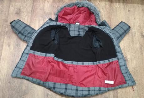 Zimna teplá bunda s kožušinkou, f&f,158