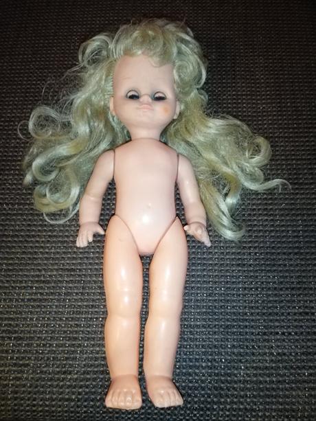 Retro bábika 34 cm, 