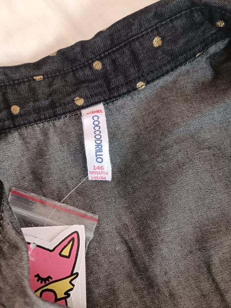 Bodkované šaty s opaskom, coccodrillo,146