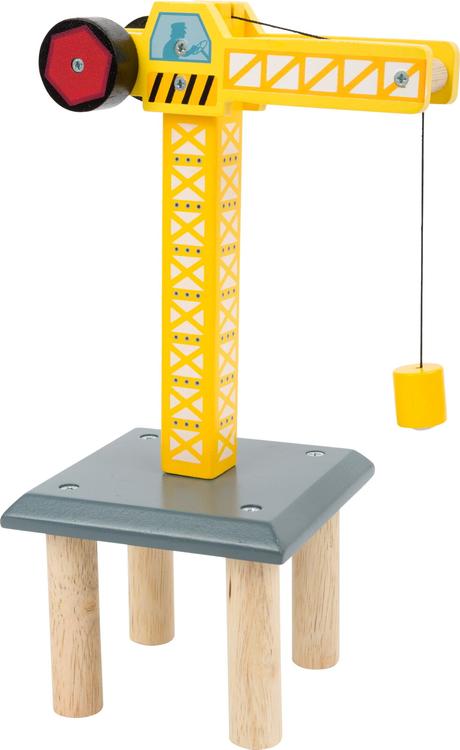 Small foot vláčkodráha so žeriavom,