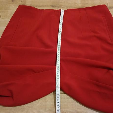 Červené elegantné nohavice, c&a,48
