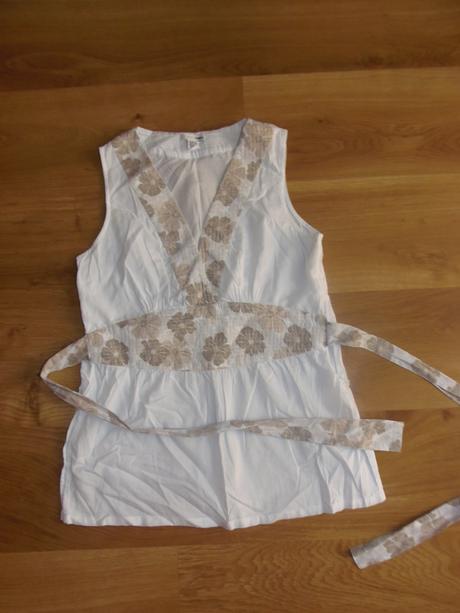 Jemná bavlnená blúzka, h&m,m