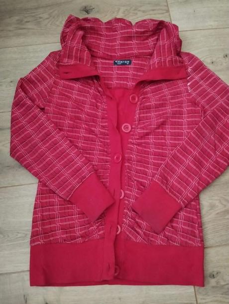 Červený dámsky sveter, m