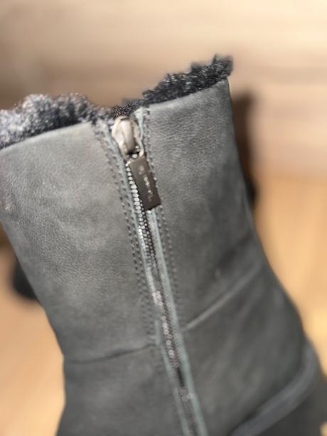 Dámske kožené zateplené čižmy, tamaris,38