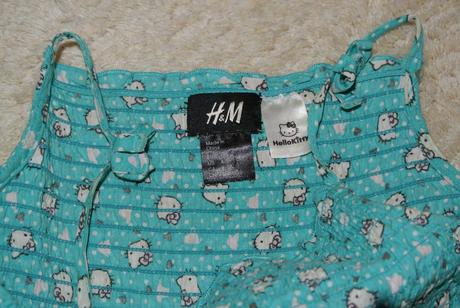 Šaty hello kitty, h&m,110